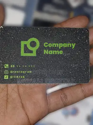 250 Or 300g Shining Mesh Business Card Design + Printing Free Delivery
