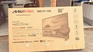 Mewe Tv 85inch Webos Hub for in Delivery