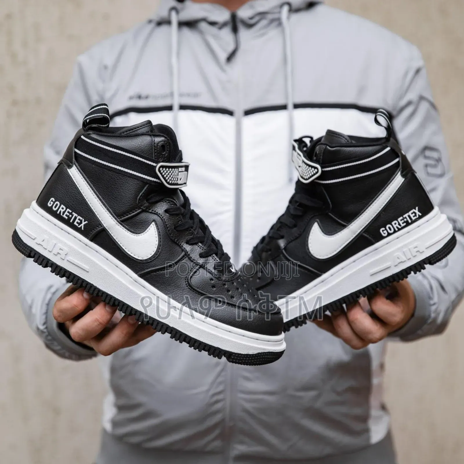 Nike Air Force 1 High 'Black/White' Men's Boots Shoes