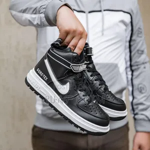 Nike Air Force 1 High 'Black/White' Men's Boots Shoes