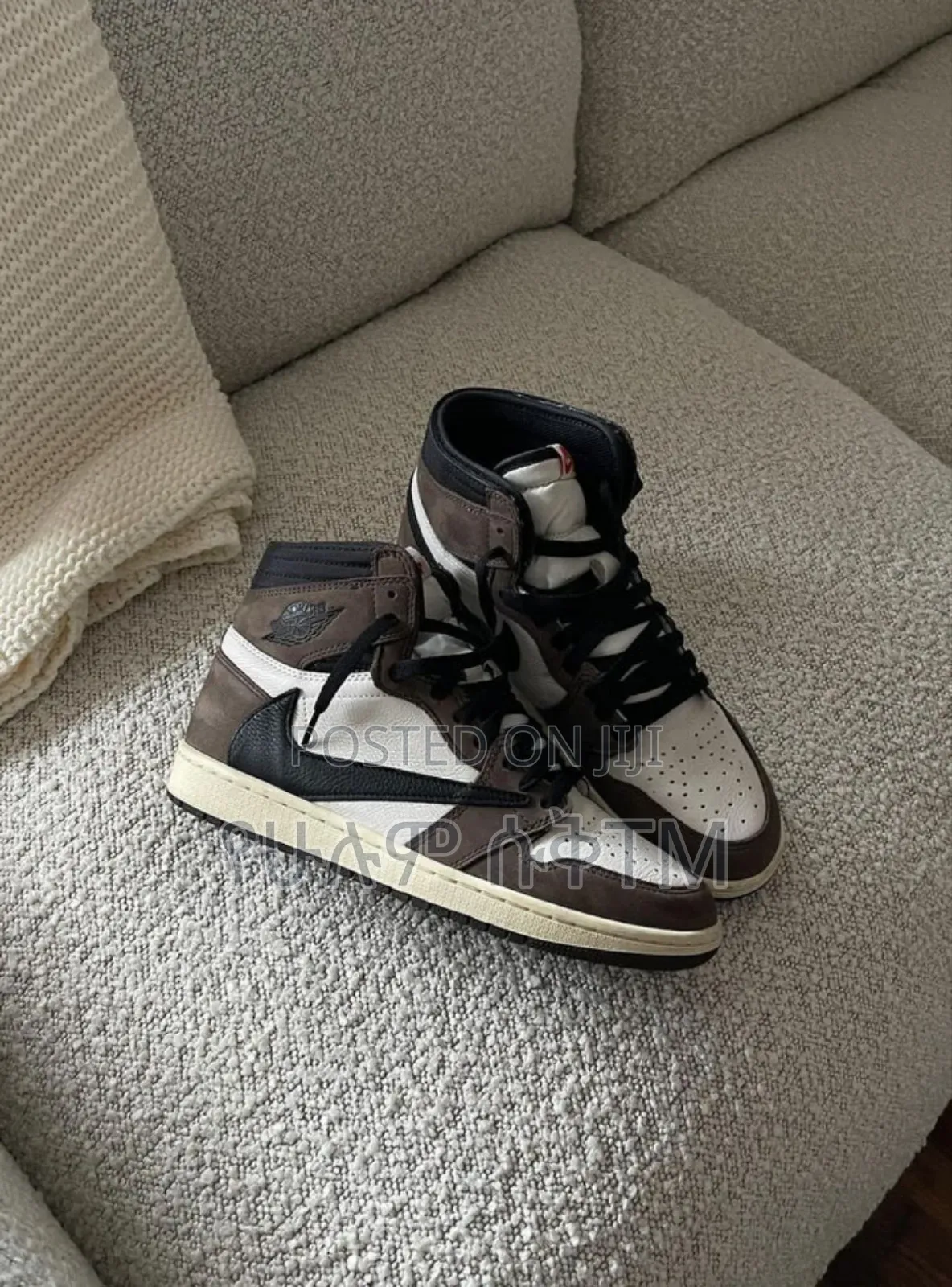 Nike Air Jordan 1 High Og X Travis Scott Men's Boots Shoes