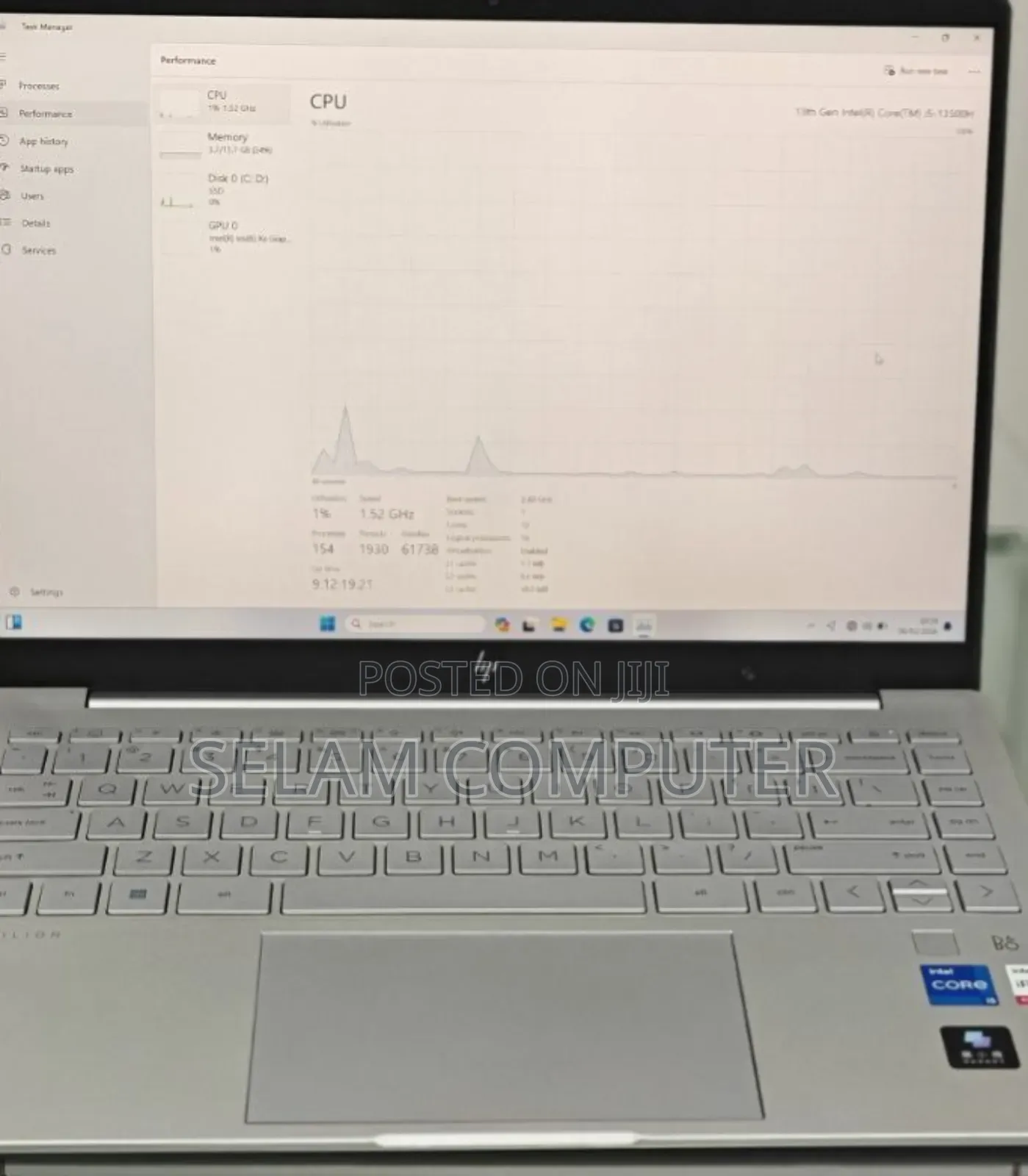 New Laptop HP Pavilion 15 16GB Intel Core I5 SSD 1T