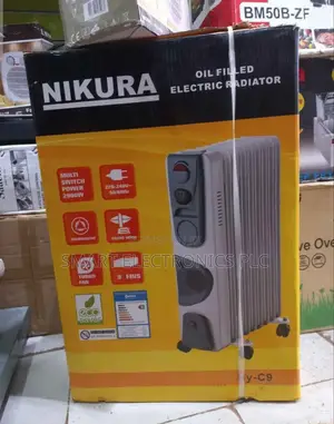 Nikura Oil-Filled Electric Radiator, Model Bm50b-Zf. It Has a Power R