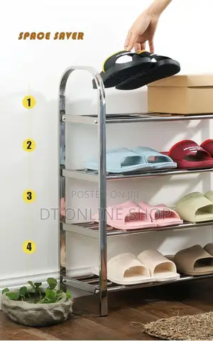Layer Stainless Steel Shoes Rack