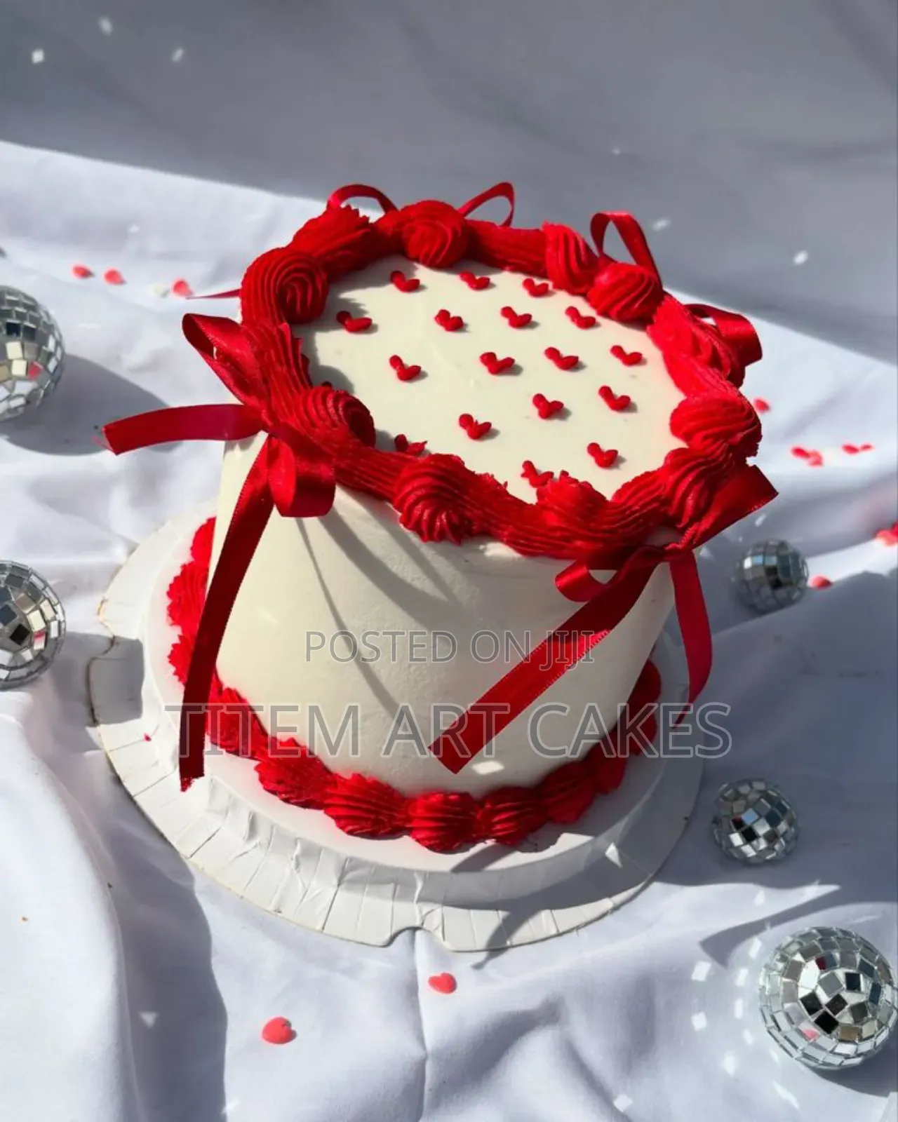 Vanilla Valentine Cake