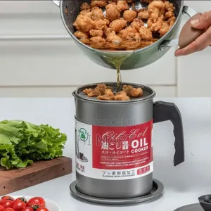 Stainless Steel Oil Filter Pot(1.7litre Capacity)