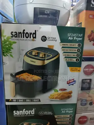 Sanford Sf2457af Manual Air Fryer. It Has a 3.5 Liter Capacity.
