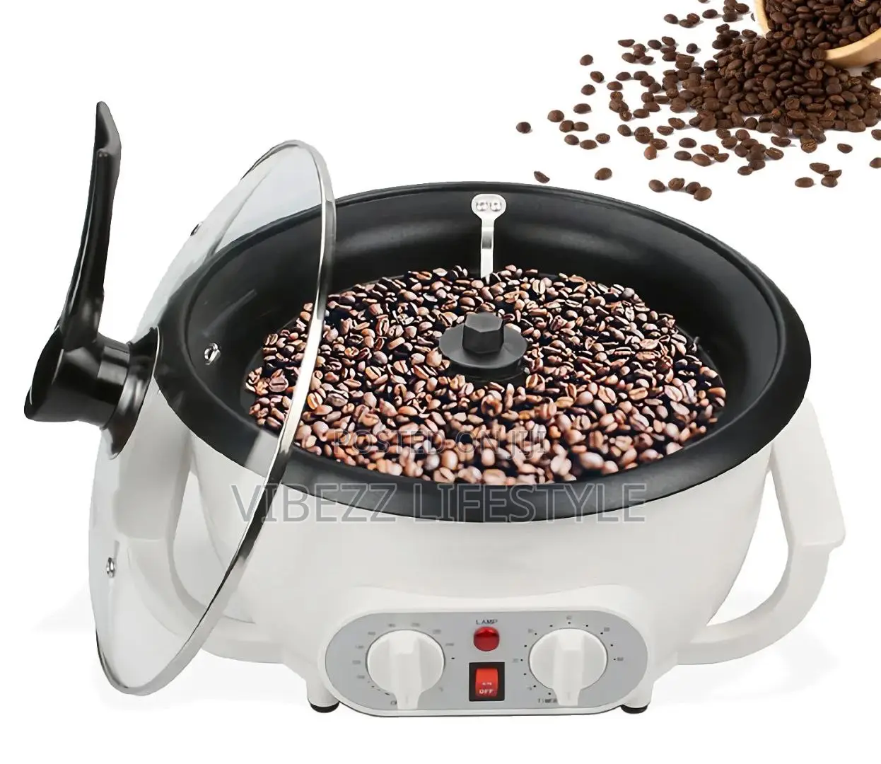 Sonifer Electric Roaster Popcorn Maker ጥራት ያለው የቡና ማቆያ እና የፈንዲሻ ማሽን