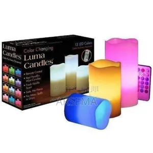 Color Changing Set of 3luma Candle