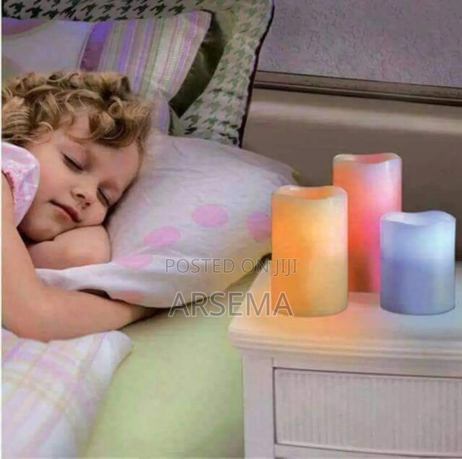 Color Changing Set of 3luma Candle