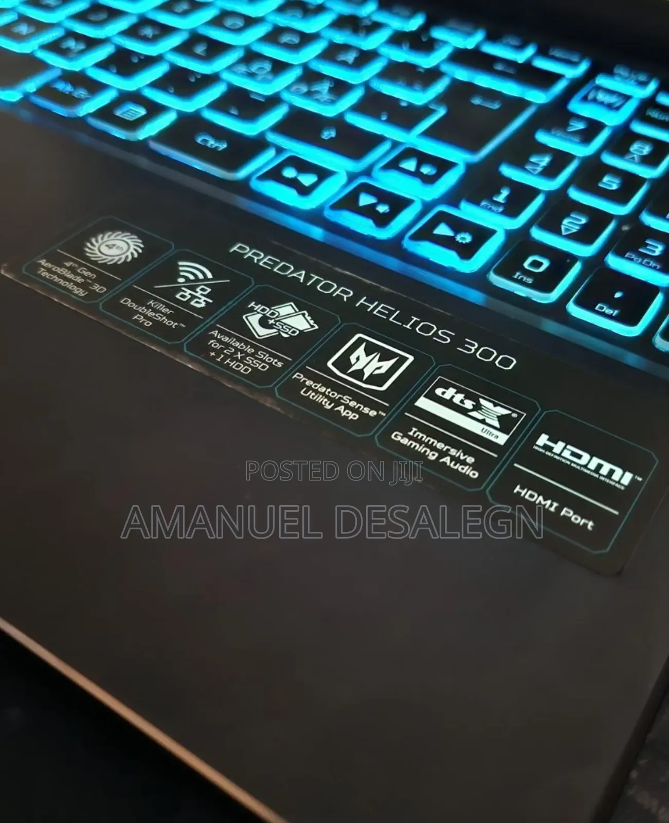 New Laptop Acer Predator Helios 300 16GB Intel Core I7 SSD 512GB