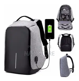Anti-Theft Backpack With USB Charging Port