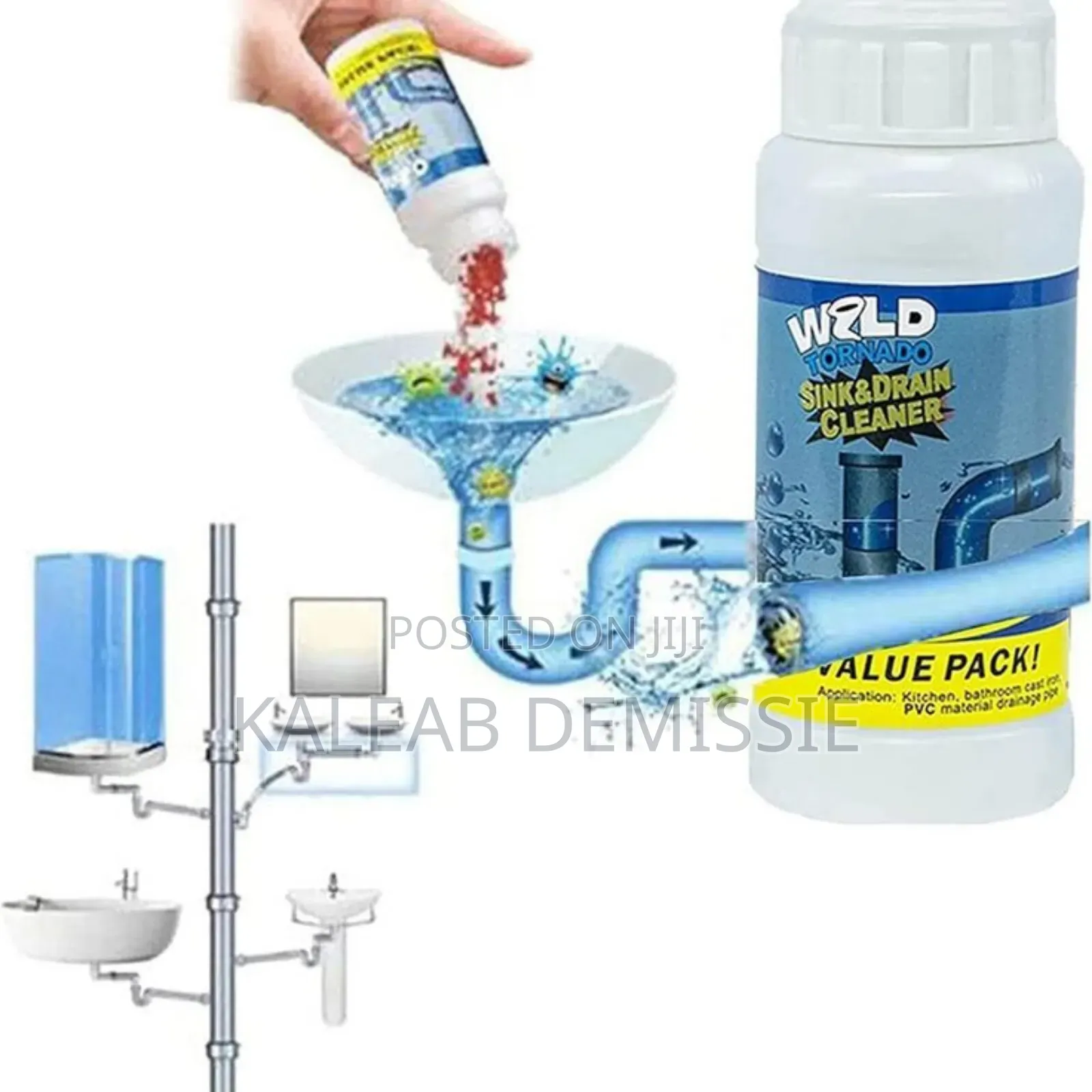 Wild Tornado Sink Cleaner