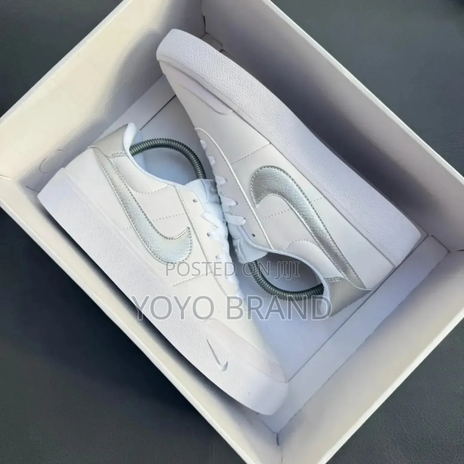 Nike Court Shot White/Silver Fashion Sneaker