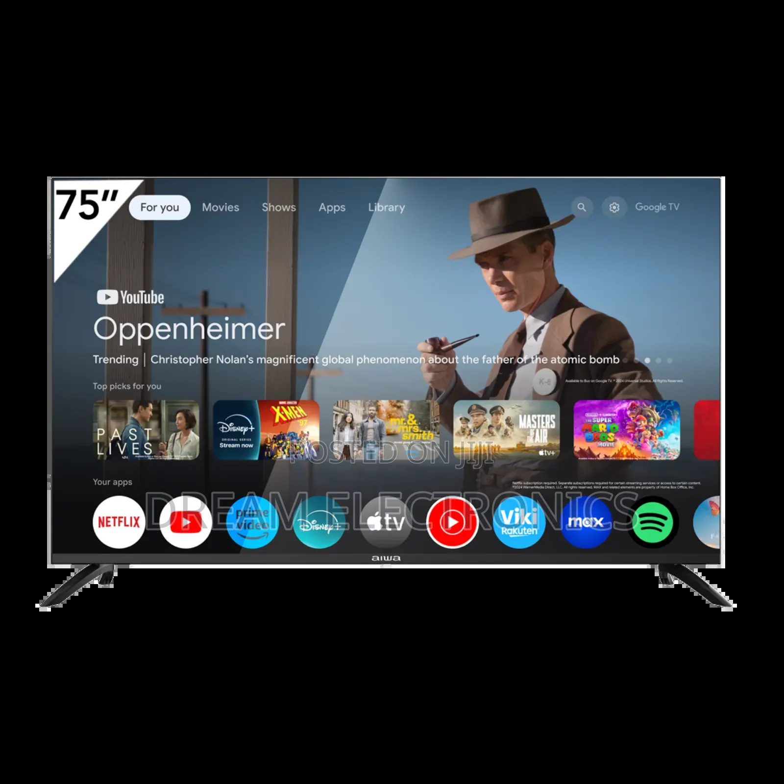 Aiwa 75" Television