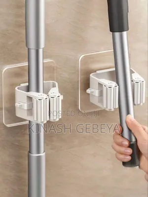 2pcs High Quality Wall Mounted Strong Mop Hook