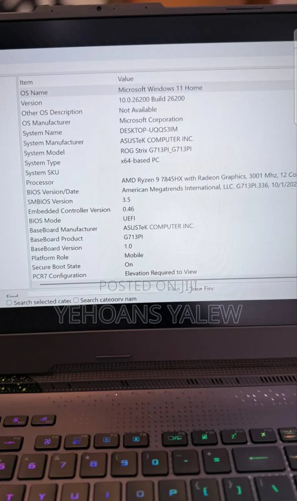 New Laptop Asus G71G 16GB AMD Ryzen 9 SSD 1T