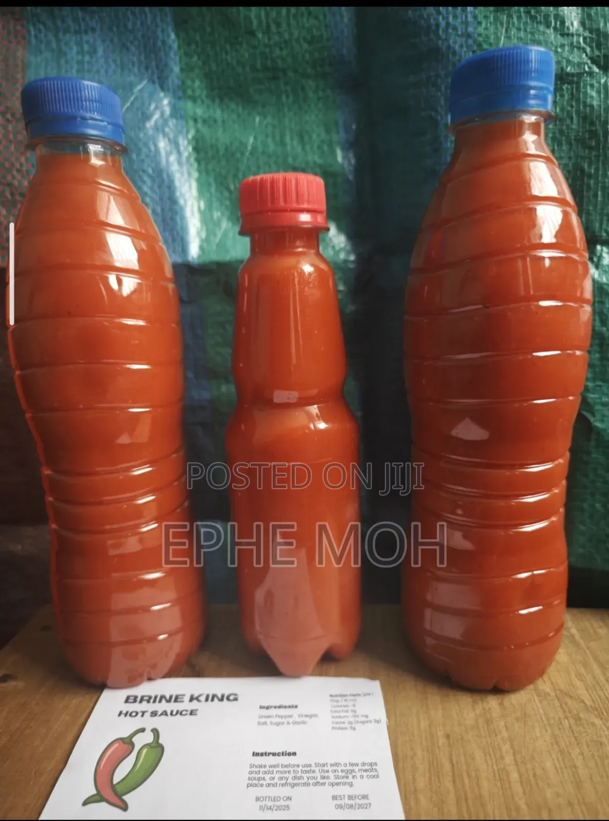 የቃሪያ ሶስ ዳጣ Brineking Hot Sauce