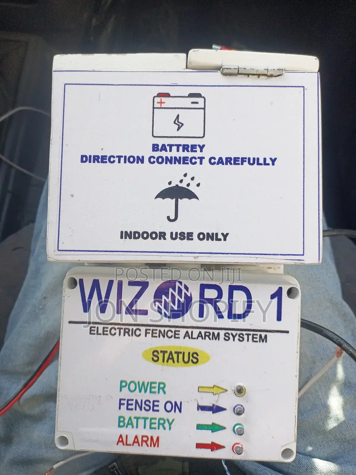 ያደገኛ አጥር መቆጣጠሪያ አላርም Wizard 1 Electric Fence Alarm