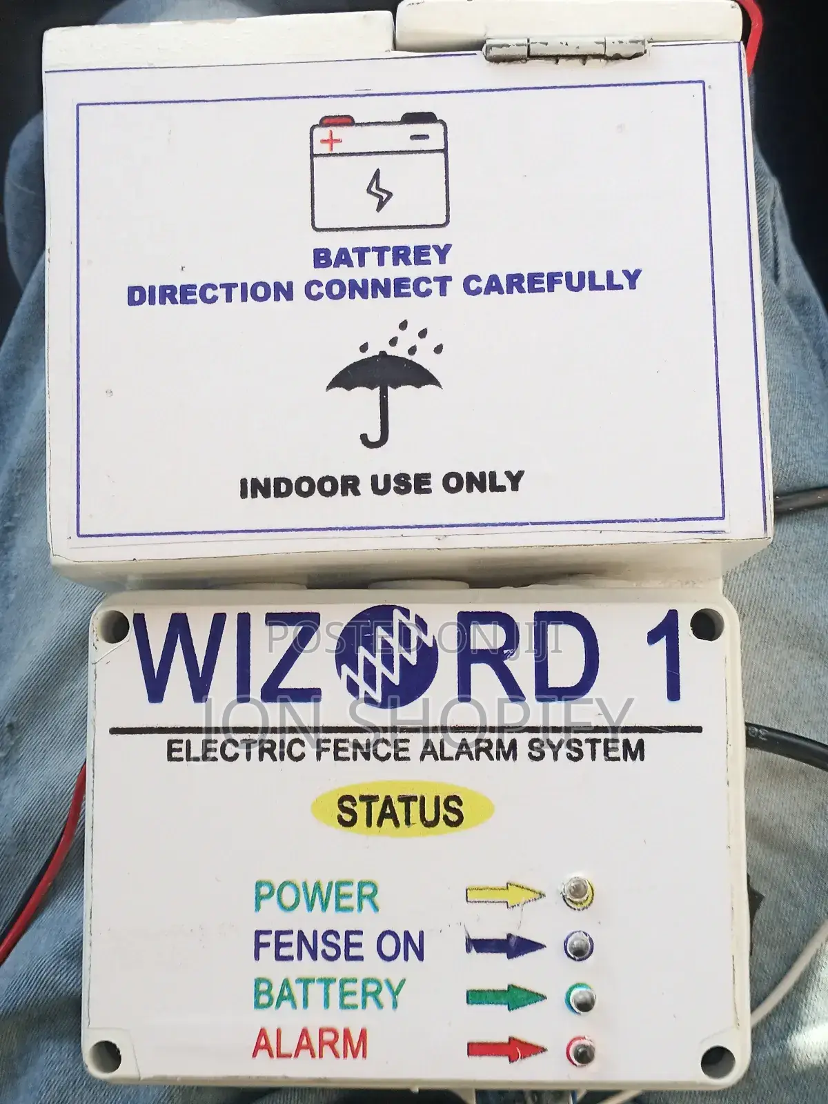 ያደገኛ አጥር መቆጣጠሪያ አላርም Wizard 1 Electric Fence Alarm