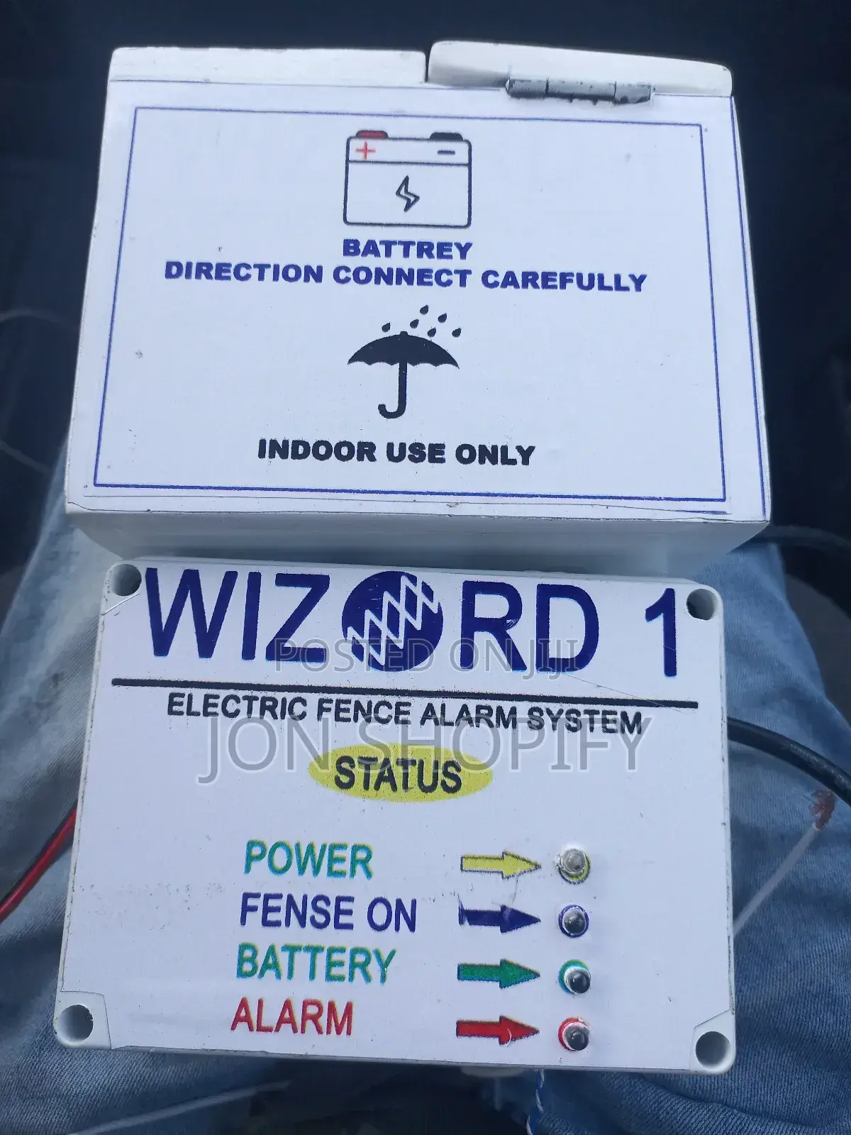 ያደገኛ አጥር መቆጣጠሪያ አላርም Wizard 1 Electric Fence Alarm