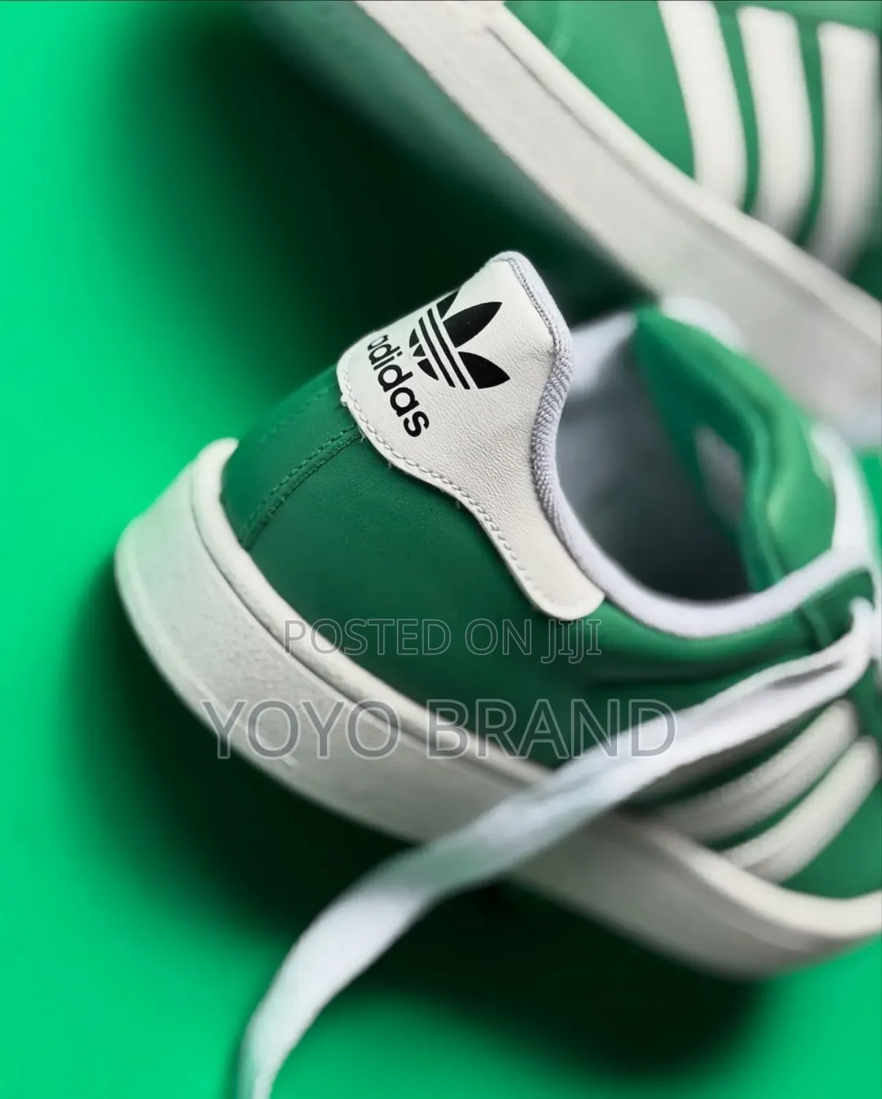 Adidas Super Star Ll Green/White Fashion Sneaker