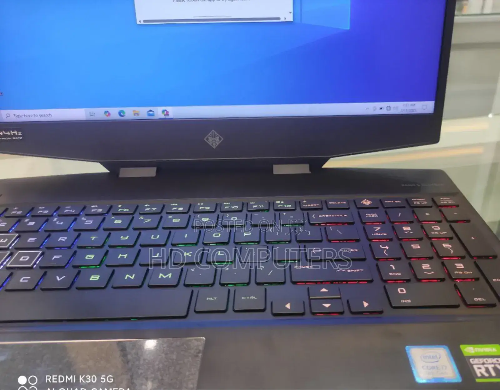 New Laptop HP Omen 15 16GB Intel Core i7 SSD 512GB