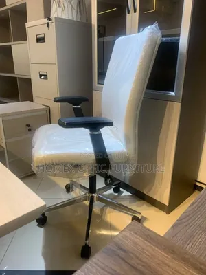 Office Secretarial Staff Leather Chair