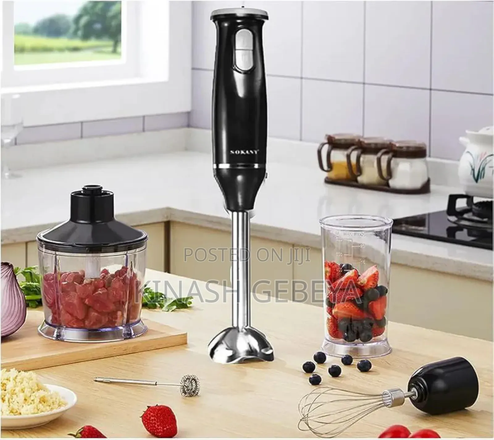 High Quality Sokany 5in1 Hand Blender