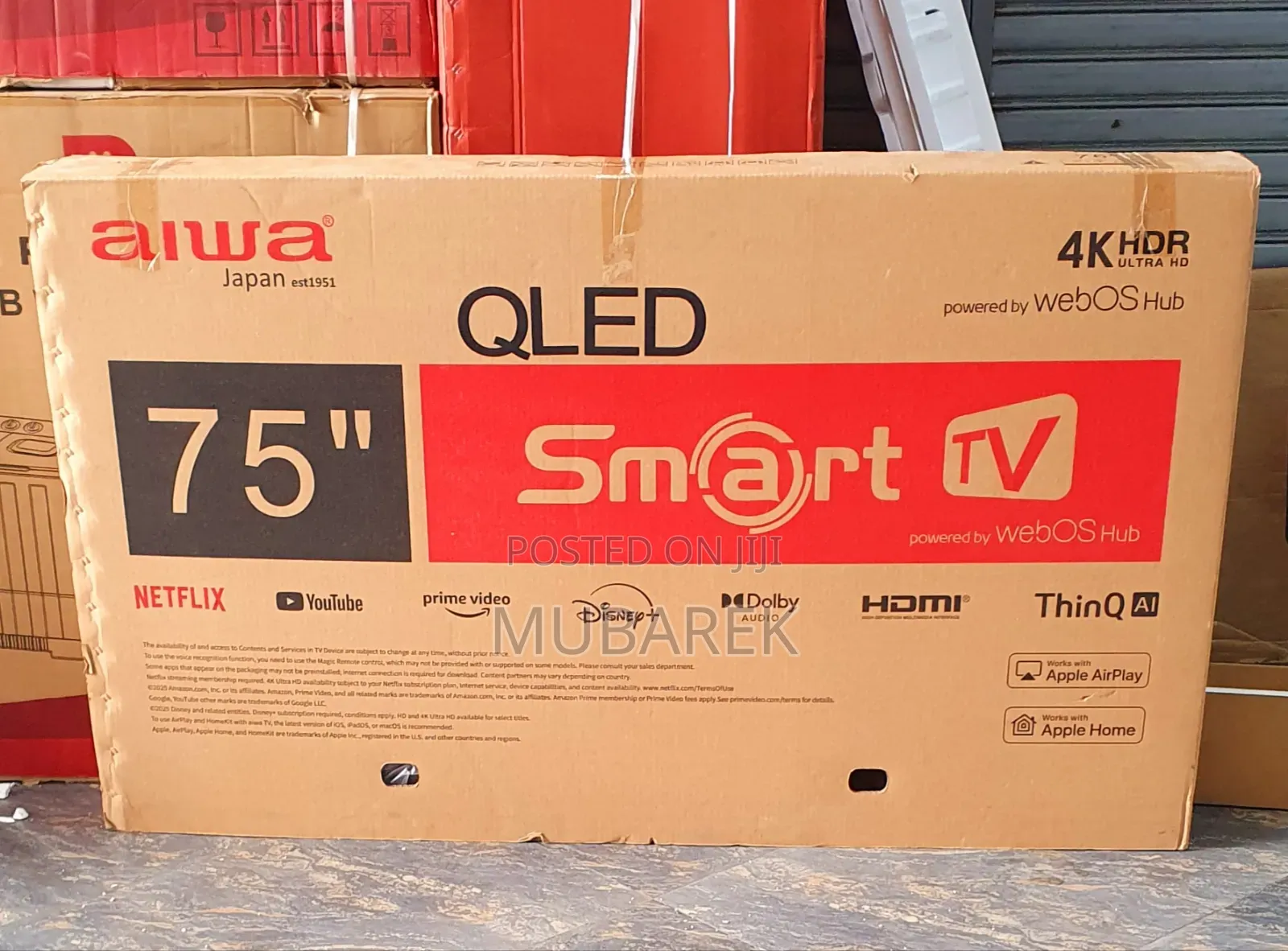 Aiwa 75inche Tv