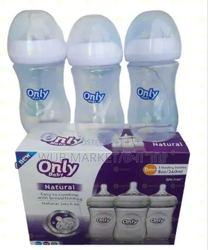 Only Baby Bottles-3 ፍሬ የልጆች ጡጦ