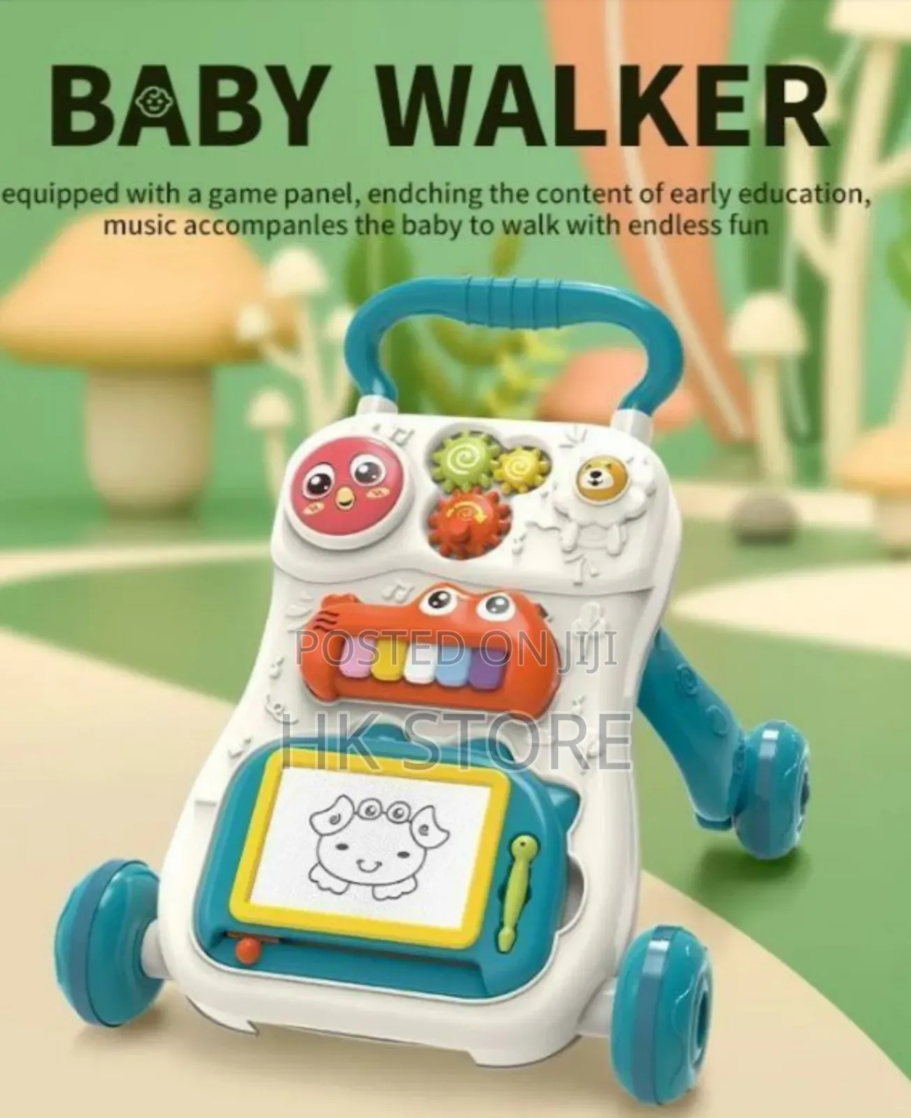 Baby Push Walker – Fun Panel + Walking Support