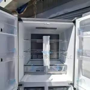 Boss Sharp 4-Door French Door Refrigerator in Brushed Stainless Steel
