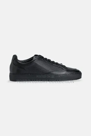 Gordon Bros Leather Sneakers 'Philip' Black Order Yours Now