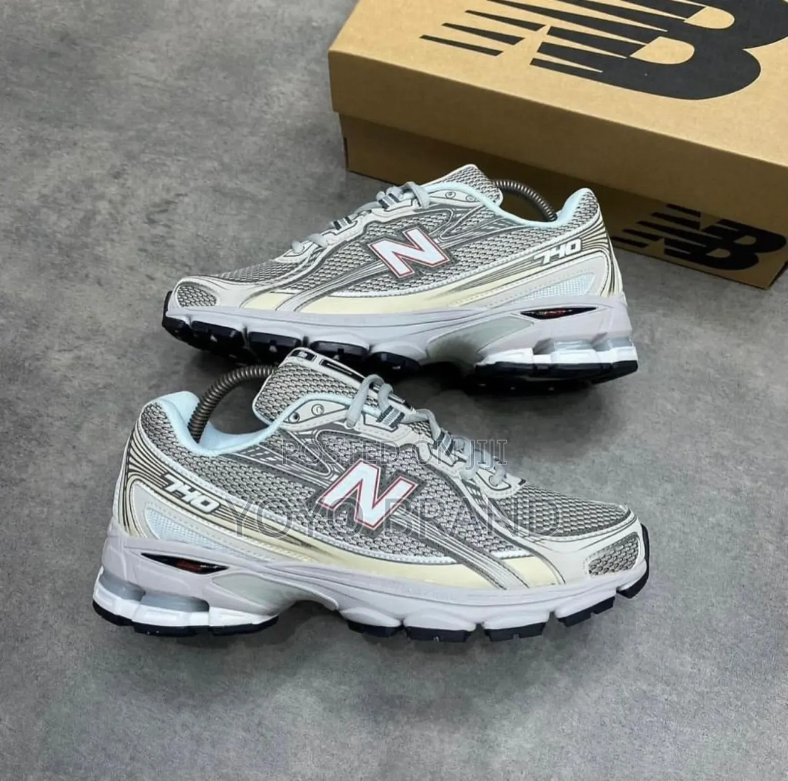 New Balance 740 Vintage Grey Blue Fashion Sneaker