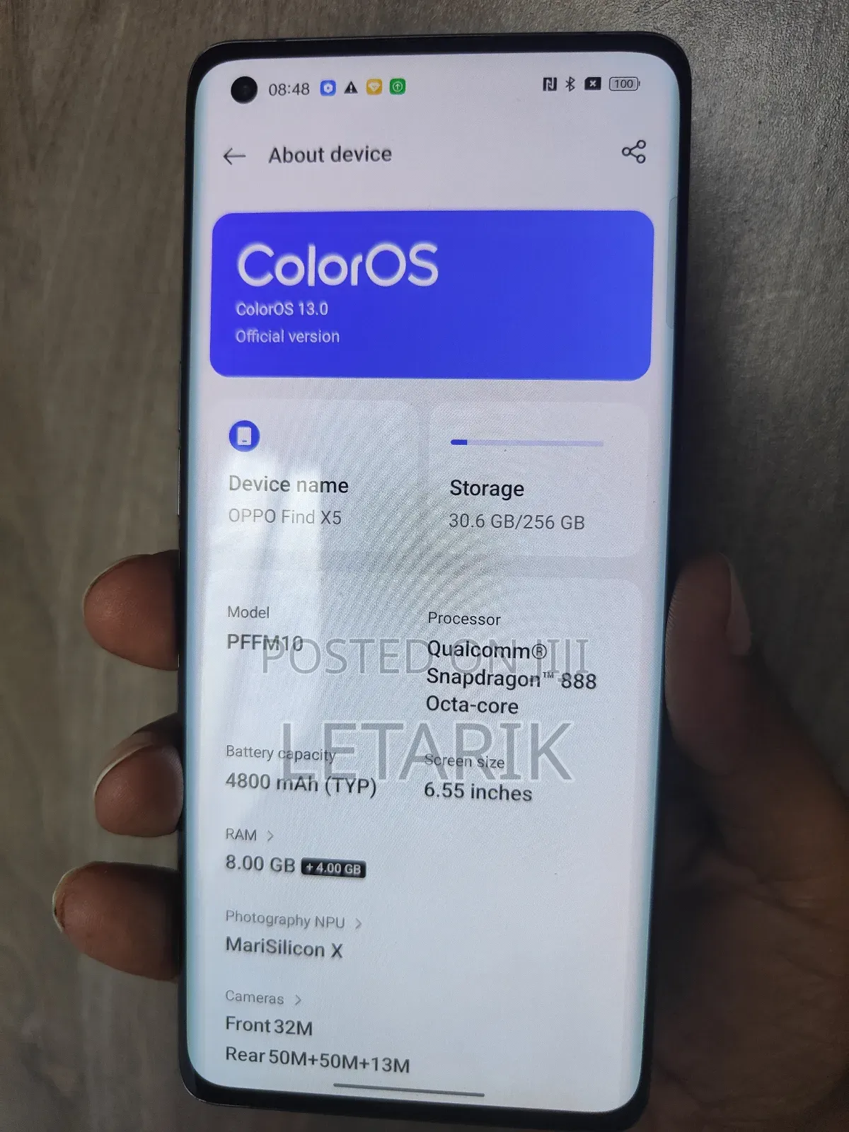 Oppo Find X5 256 GB Black