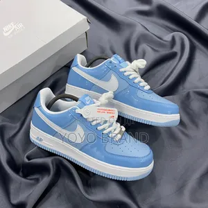 Nike Air Force 1 07'lv8 Blue Lather Fashion Sneaker