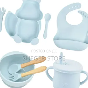 Orginal 7in1 Silicon Baby Feeding Set