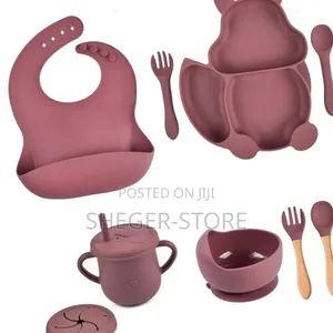 Orginal 7in1 Silicon Baby Feeding Set