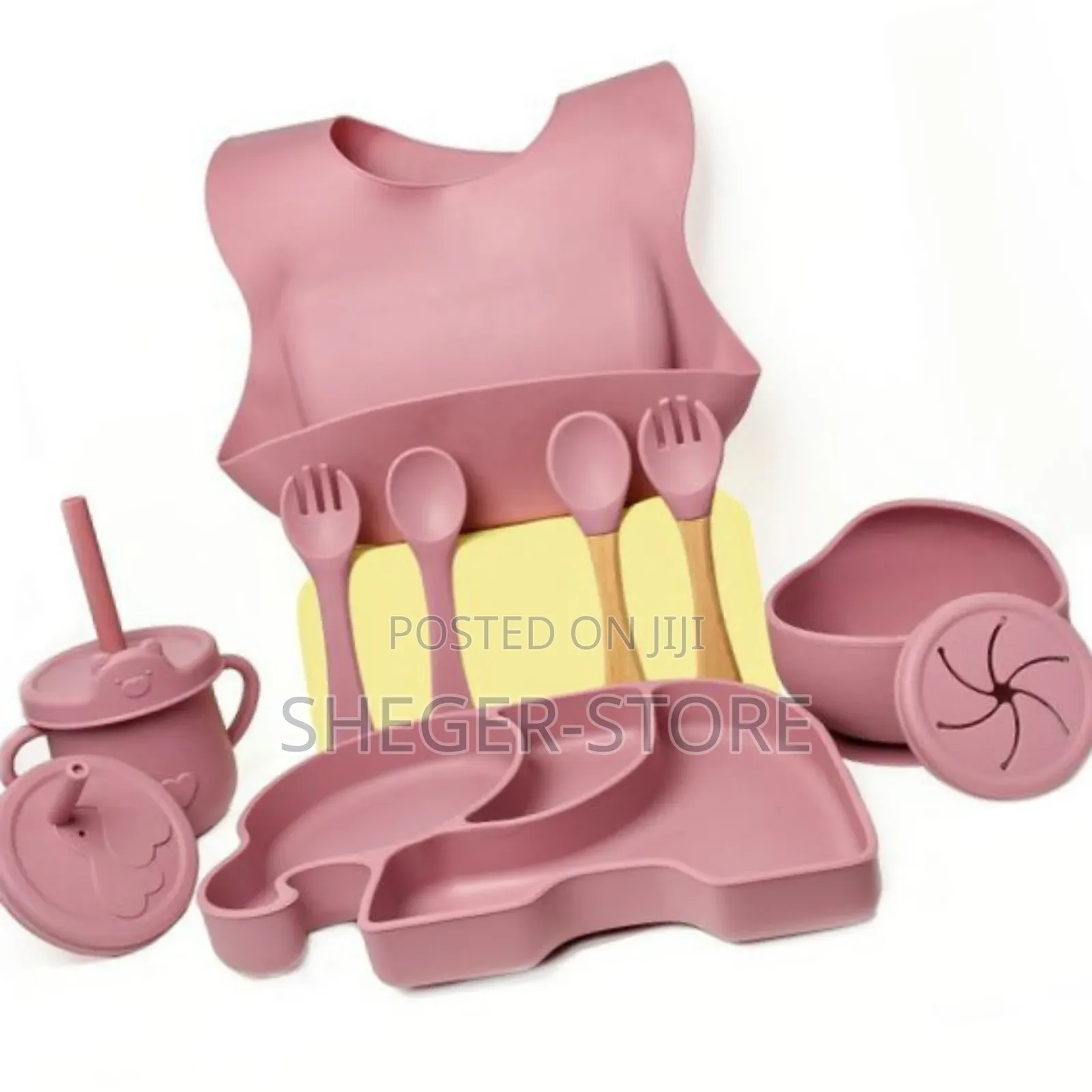 Orginal 7in1 Silicon Baby Feeding Set