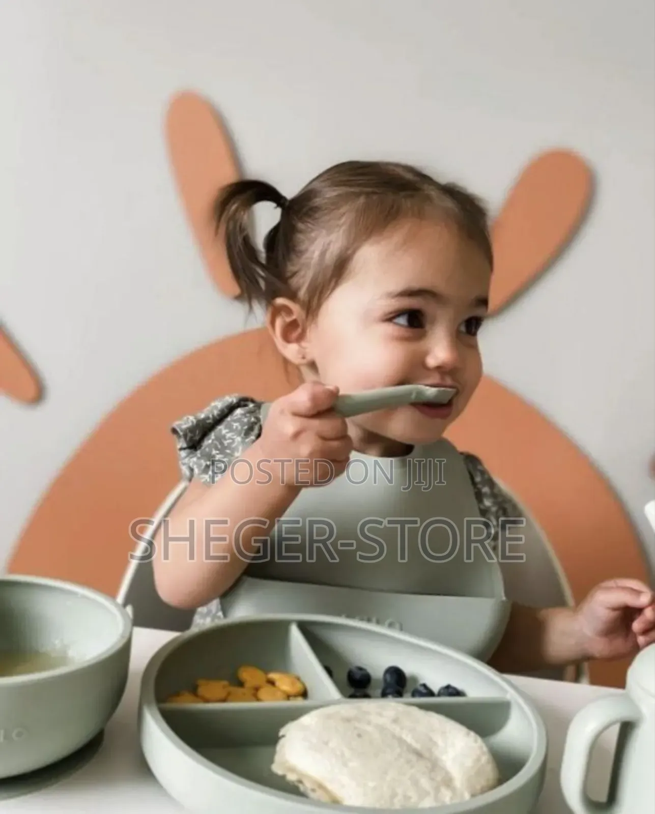 Orginal 7in1 Silicon Baby Feeding Set