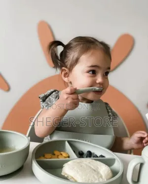 Orginal 7in1 Silicon Baby Feeding Set