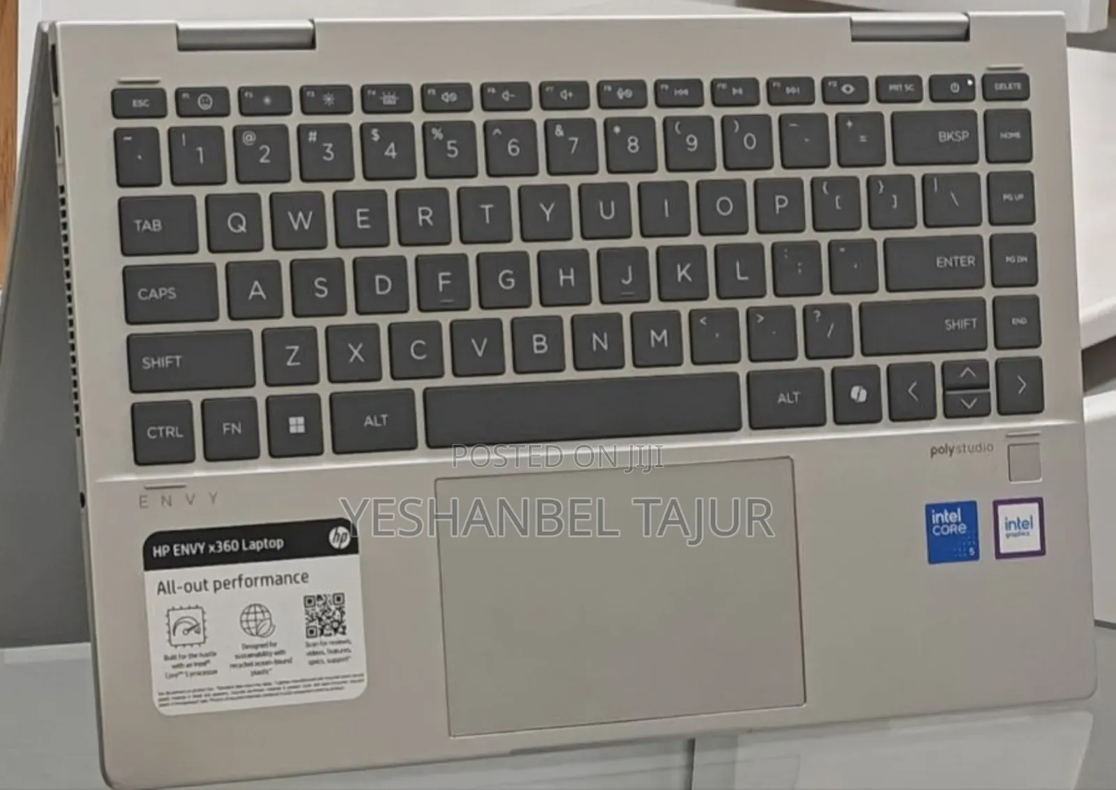 New Laptop HP Envy X360 8GB Intel Core 5 SSD 1T