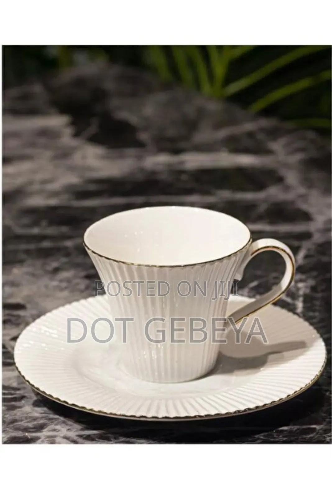 White Porcelain Coffee Cup