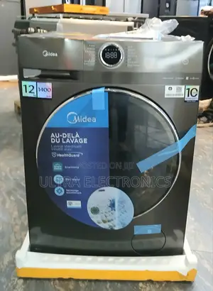 Automatic Washing Machine,Media Likely a 12kg Capacity Model.