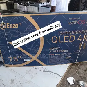 Enzo Smart Qled Tv75inch Andraid Framless Tv 2025 We Bos New Altra
