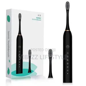 Rechargeable Sonic Electric Toothbrush With 5 Replacement Heads