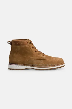 Tommy Hilfiger Leather Sneakers 'Essex' Brown