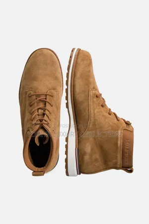 Tommy Hilfiger Leather Sneakers 'Essex' Brown