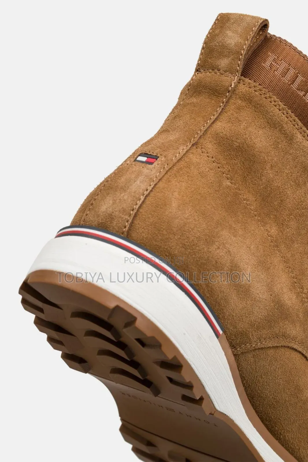 Tommy Hilfiger Leather Sneakers 'Essex' Brown